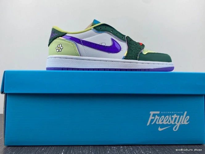 Rep FD9665-351 Retro Jordan 1 Low Doernbecher (2023) OG 0708